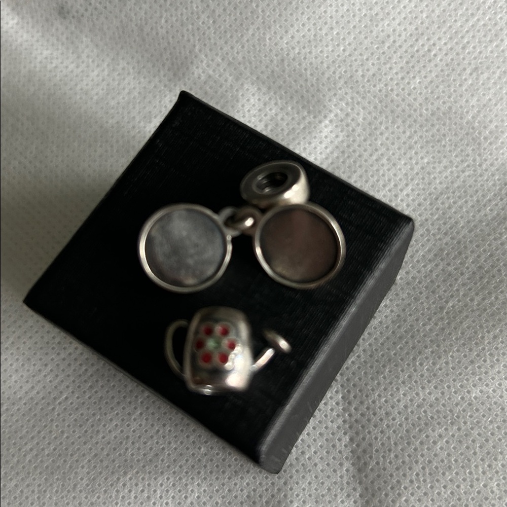 ** MAKE REASONABLE OFFER** Pandora  Sterling Silver Charm And Spacer Lot 12 - Picture 14 of 16
